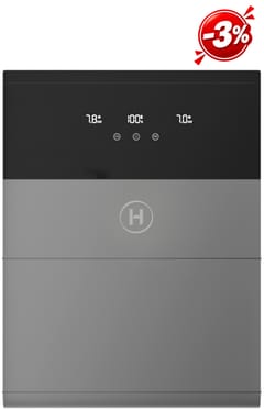 Hoymiles HiOne All In One: Inwerter hybrydowy HiOne-16T-G3  + bateria HiOne-8B-G3 8kWh + pokrywa + podstawa (wysokonapięciowy)