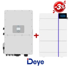 DEYE: Zestaw Inwerter hybrydowy SUN-15K-SG01HP3-EU-AM2+ Bateria GB-L-PRO 12kWh + Jednostka sterująca GB-LBS-PRO (wysokonapięciowy)