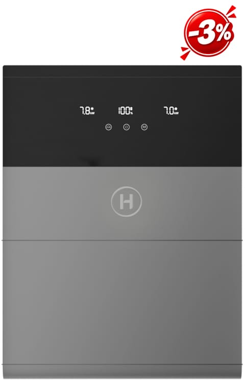 Hoymiles HiOne All In One: Inwerter hybrydowy HiOne-20T-G3  + bateria HiOne-8B-G3 8kWh + pokrywa + podstawa (wysokonapięciowy)