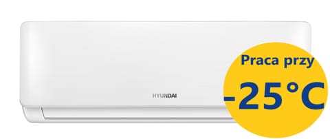 HYUNDAI Klimatyzator ścienny 2,6kW Elite White HRP-M09ELWI + HRP-M09ELWO