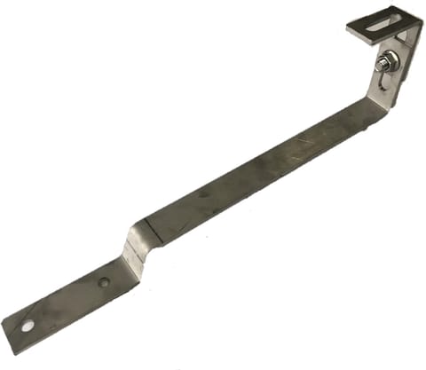 Uchwyt hakowy L regulowany – 380x30x4 mm (dachówka karpiówka)