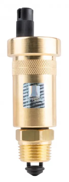 Odpowietrznik automatyczny PIONOWY PRIMOVENT G3/8'' z AQUASTOP i Zaworem Stopowym R1/2''