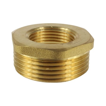 REDUKCJA MOSIĘŻNA GZ 3/4 "X GW 1/2" ŻÓŁTA