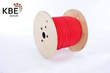 KBE Czerwony Kabel solarny 10mm2 DB+EN 50618(H1Z2Z2-K)and IEC 62930(IEC 131)