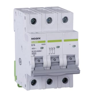 NOARK Wyłącznik nadprądowy 3P Typ C 20A 6kA AC (100144)