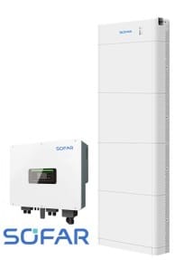 Zestaw: SOFAR Inwerter hybrydowy HYD15KTL-3PH , Magazyn energii Sofar 20kWh BTS E20-DS5
