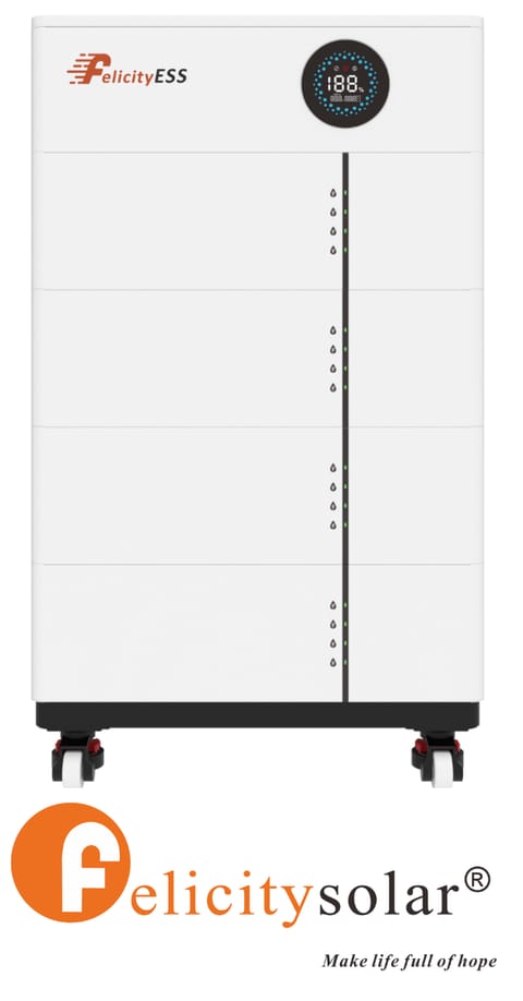 Felicity: Zestaw Bateria FLS48100SG1-5 25.6kWh 100Ah (niskonapięciowy)