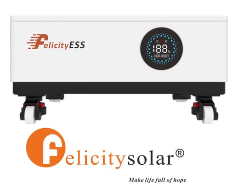 Felicity: Zestaw Bateria FLS48100SG1-1 5.12kWh 100Ah (niskonapięciowy)