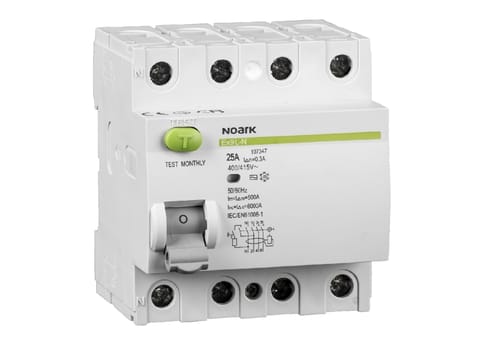 NOARK Wyłącznik różnicowoprądowy 3-faz Ex9L-N 4P 40A 100mA 6kA TypA (108366)