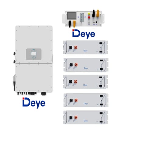 DEYE: Zestaw  Inwerter hybrydowy SUN-8K-SG01HP3 + Bateria BOS-G PRO 25,6kWh + Jednostka sterująca PDU-2  (wysokonapięciowy)