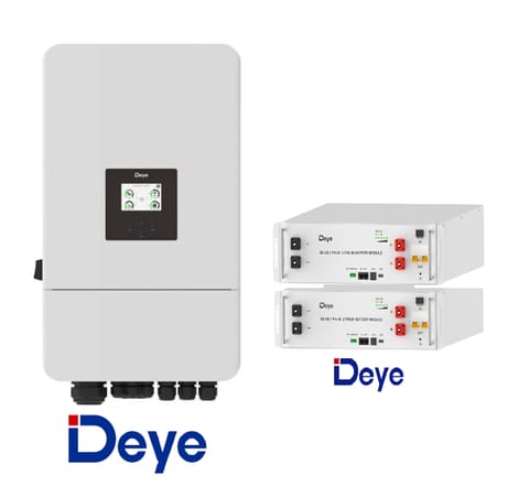 DEYE: Zestaw Inwerter hybrydowy SUN-10K-SG05LP3 + Bateria SE-G5.1-Pro-B 10.24kWh (niskonapięciowy)