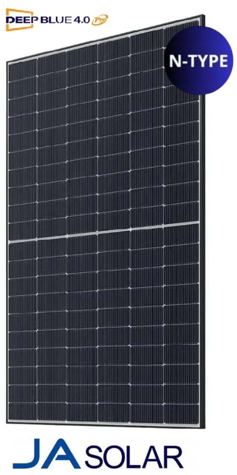 JA SOLAR JAM54D40 470W LR Czarna rama MC4 Monofacial (N-Type)